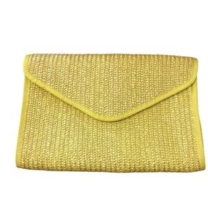 California Waves Golden Textured Clutch